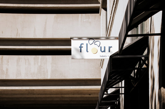 a sign on a building